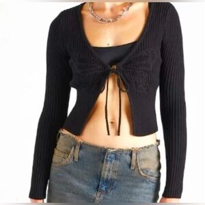 NWT Cotton On Knit Black Cardigan